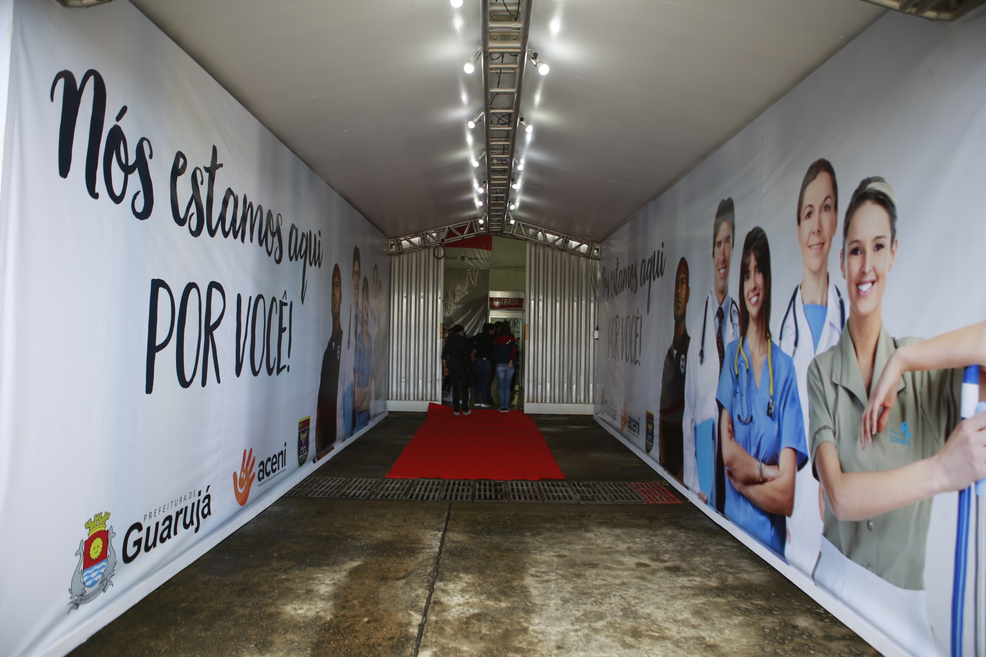 Hospital de campanha de Guarujá tem 17 pacientes