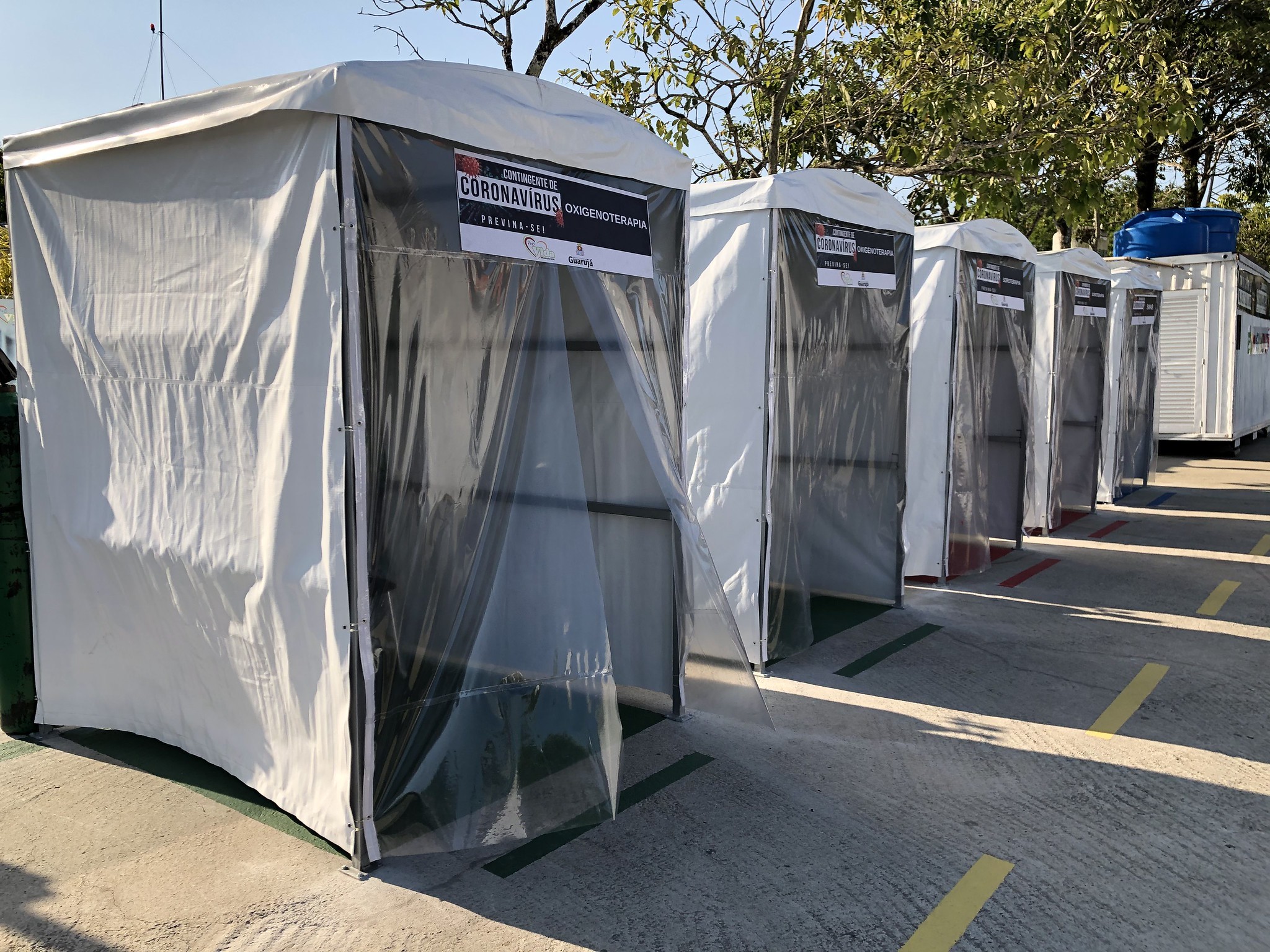 Novas tendas de serviço reforçam atendimento na UPA Matheus Santamaria