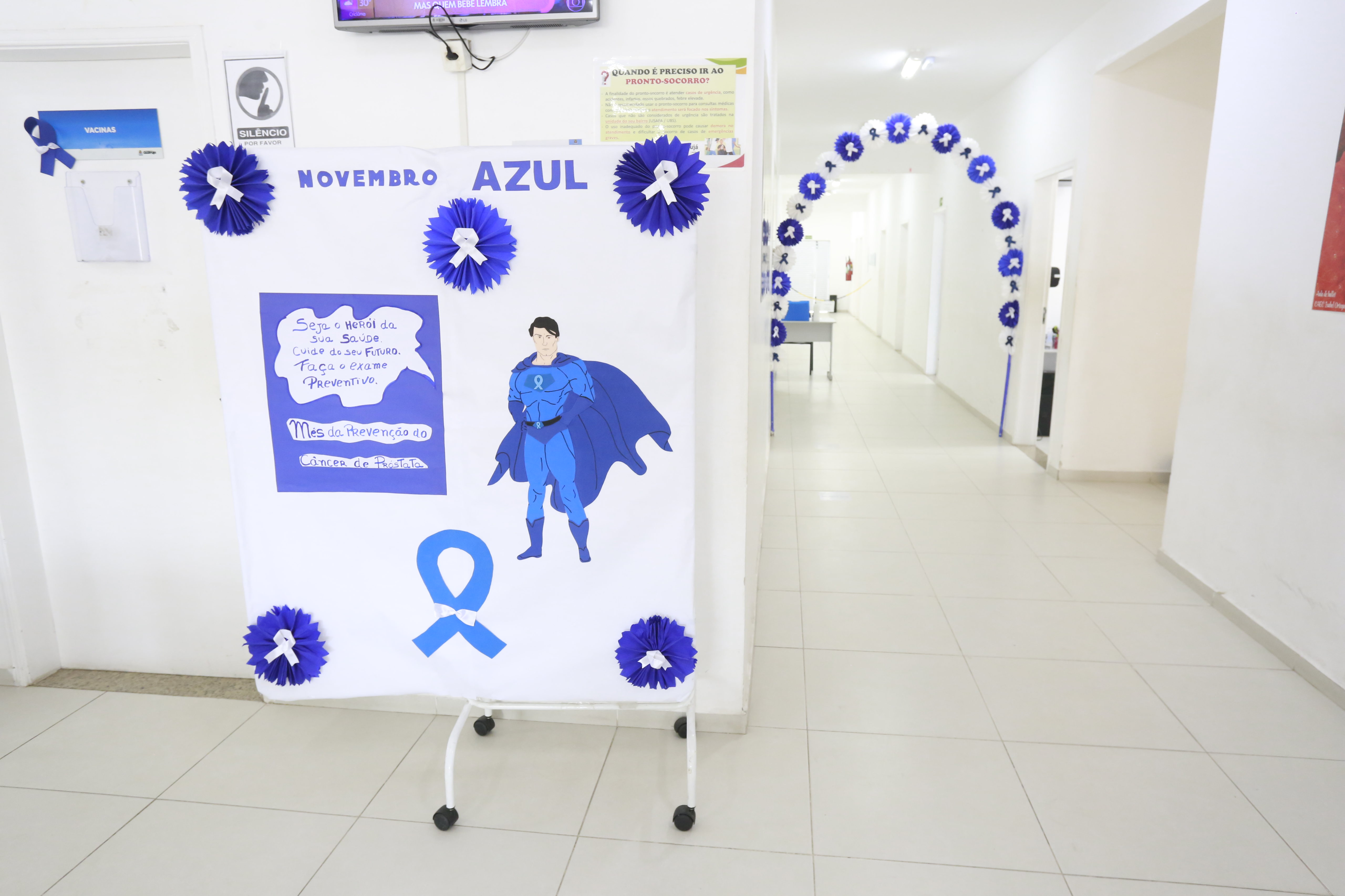 Campanha Novembro Azul segue com exames e palestras nas unidades de saúde