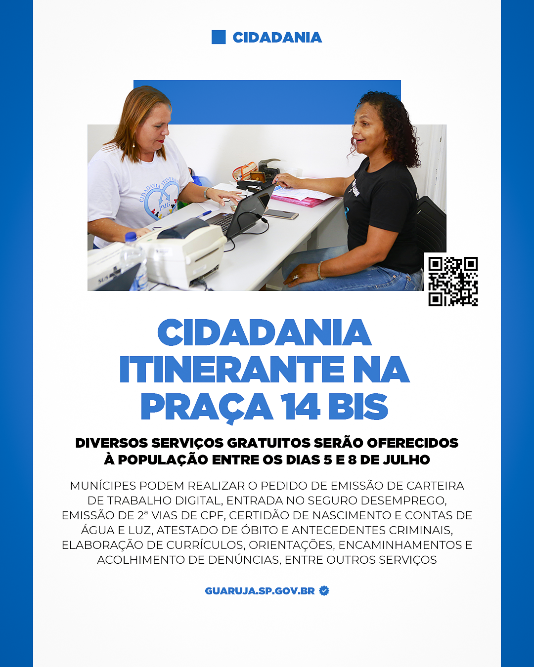 Cidadania Itinerante Oferece Diversos Serviços Gratuitos à População ...