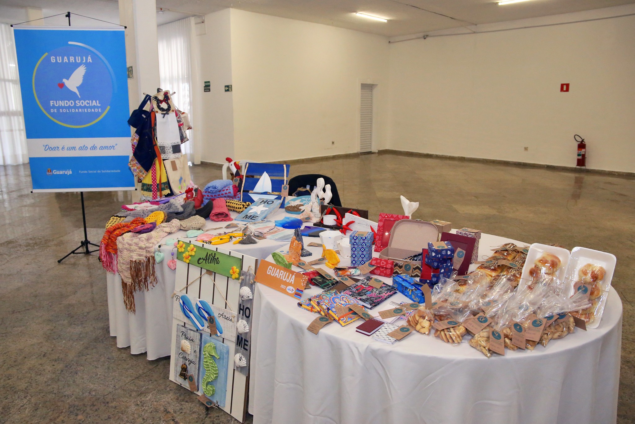 Fundo Social de Guarujá participa da 15ª edição do Bazar Solidário