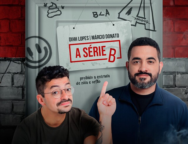 Márcio Donato e Dihh Lopes apresentam novo espetáculo de humor, em Guarujá