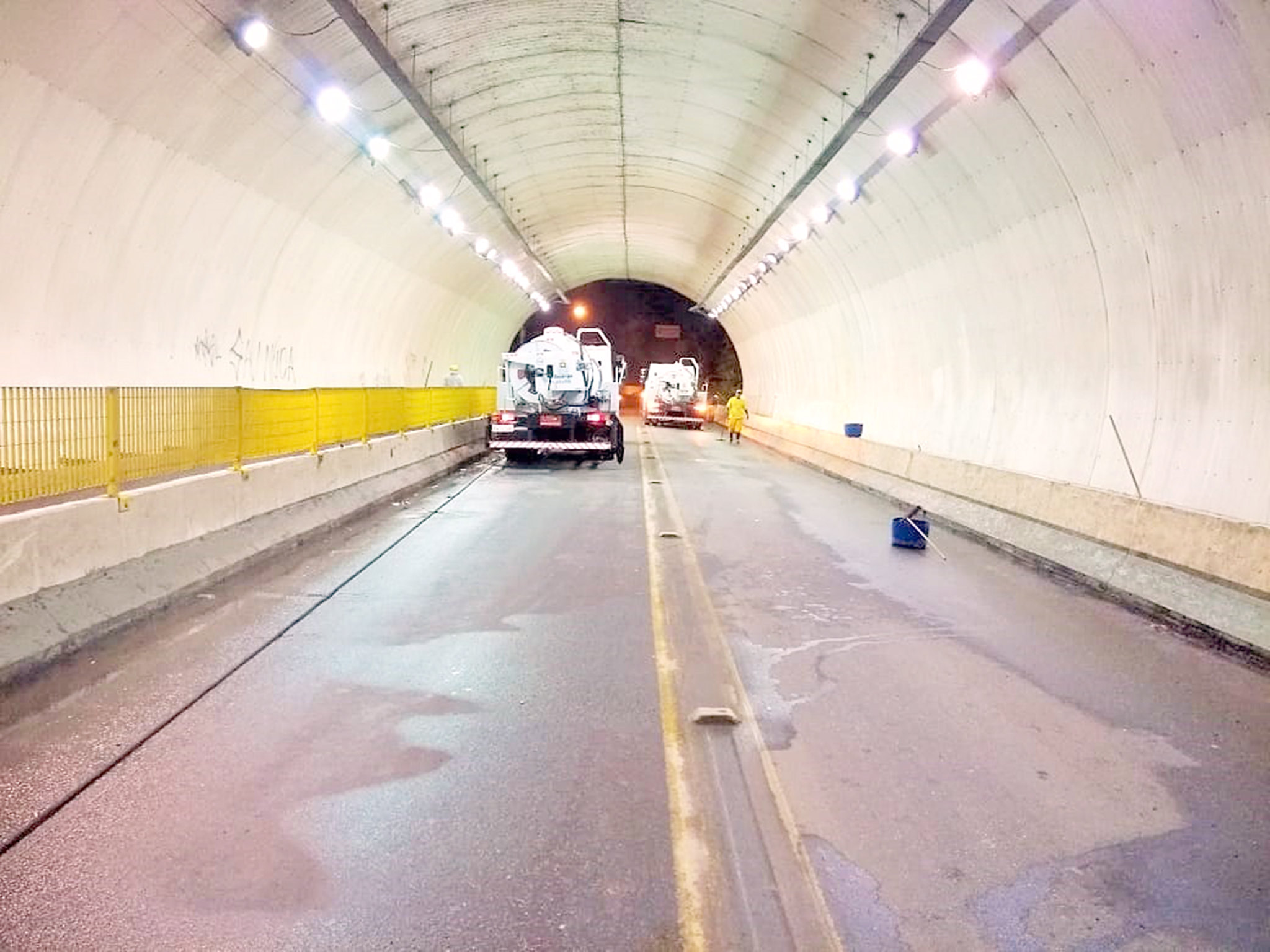 Túnel fecha para receber nova iluminação em LED nesta segunda-feira