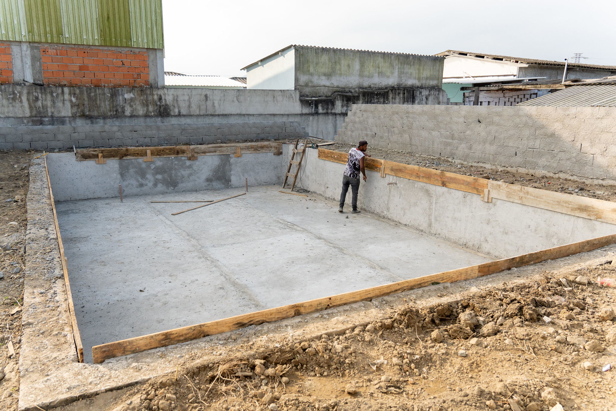 Construção de piscina e quadra na Adisa entra em nova fase