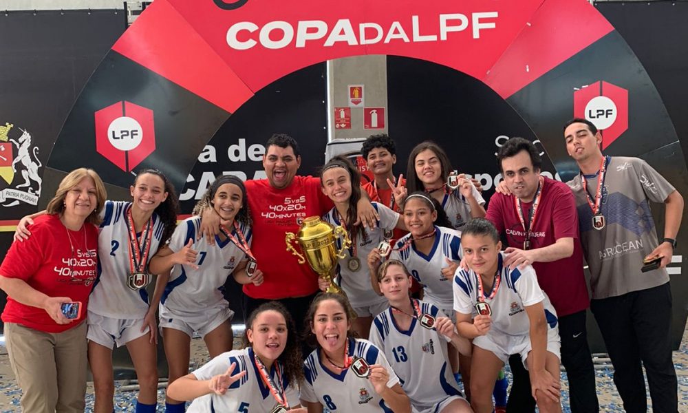 Guarujá é campeã da Liga Paulista de Futsal feminino